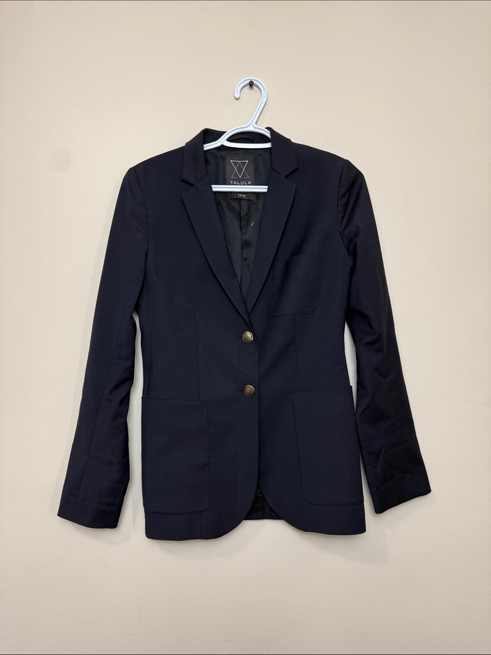 Talula Navy Tailored Navy blue Blazer size 4